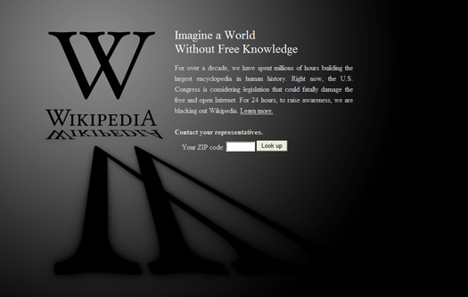 Wikipedia Protest